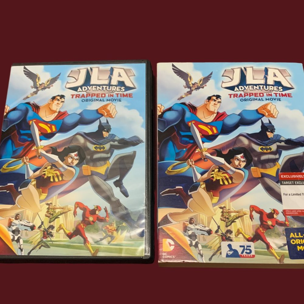 JLA TRAPPED IN TIME  DVD WHEN THE CABLE GOES OUT...WHAT ARE YOU WATCHING?